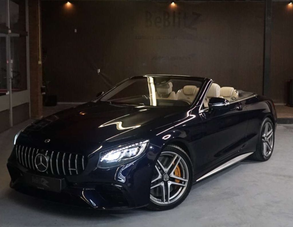Mercedes-AMG S-Klasse cabrio showroomklaar — auto poetsen voor dealer in Midden-Groningen